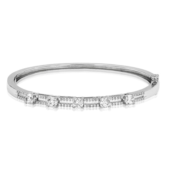 Diamond Semi-Mount Bangle