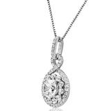 Diamond Infinity Semi-Mount Pendant