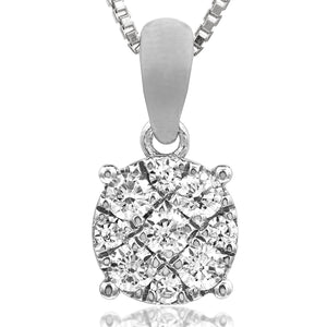 Diamond Cluster Pendant