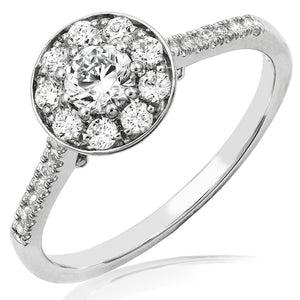 Diamond Cluster Ring