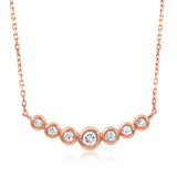 Diamond Bezel Necklace
