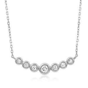Diamond Bezel Necklace