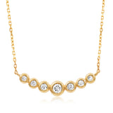 Diamond Bezel Necklace