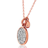 Diamond Pavé Circle Necklace