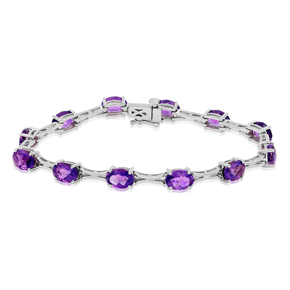 Oval Gemstone Bracelet