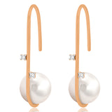 Pearl Earrings with Diamond Accent