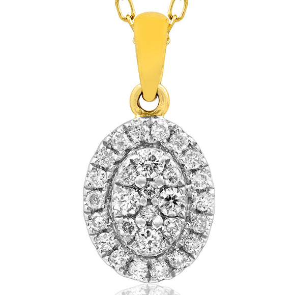 Round Diamond Necklace